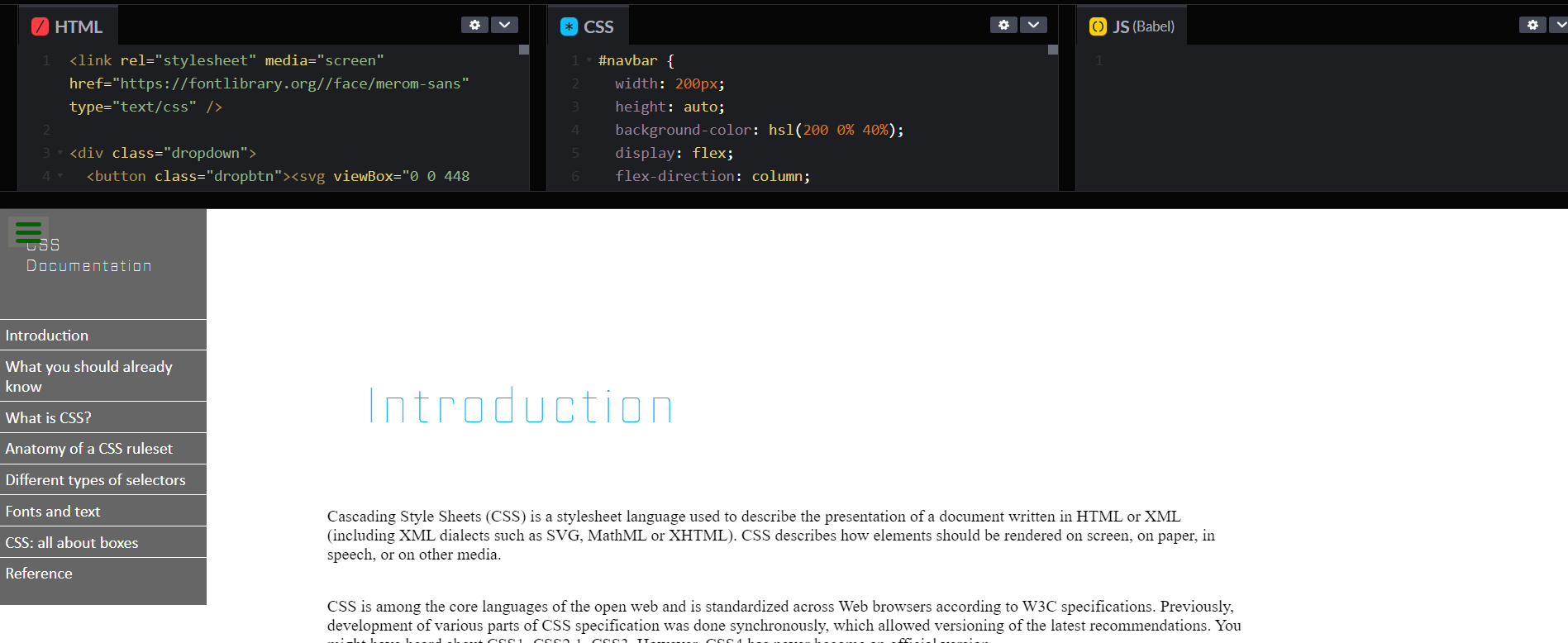 a picture of the Technical documentation project